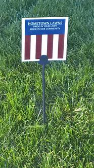 Lawn flag